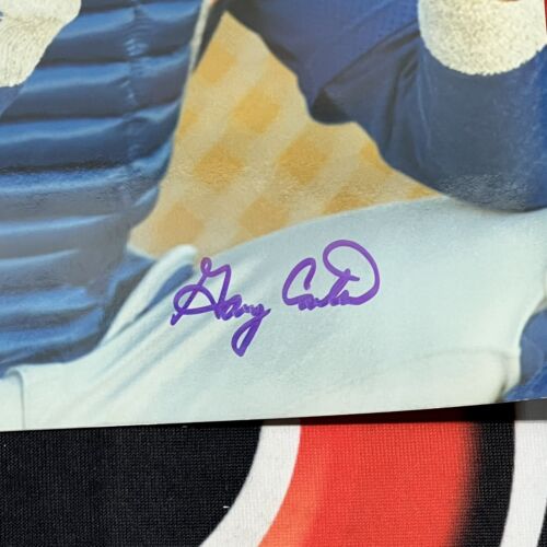 Gary Carter Signed Photo 8x10 Autograph New York Mets HOF Beckett BAS - Picture 2 of 3