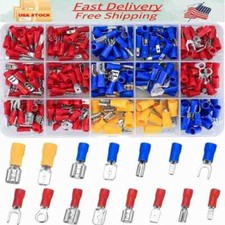 Assorted Insulated Electrical Wire Crimp Terminals Port Connectors Kit US 280PCS