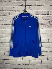 Womens Adidas Firebird Track Top Jacket Big Trefoil Logo