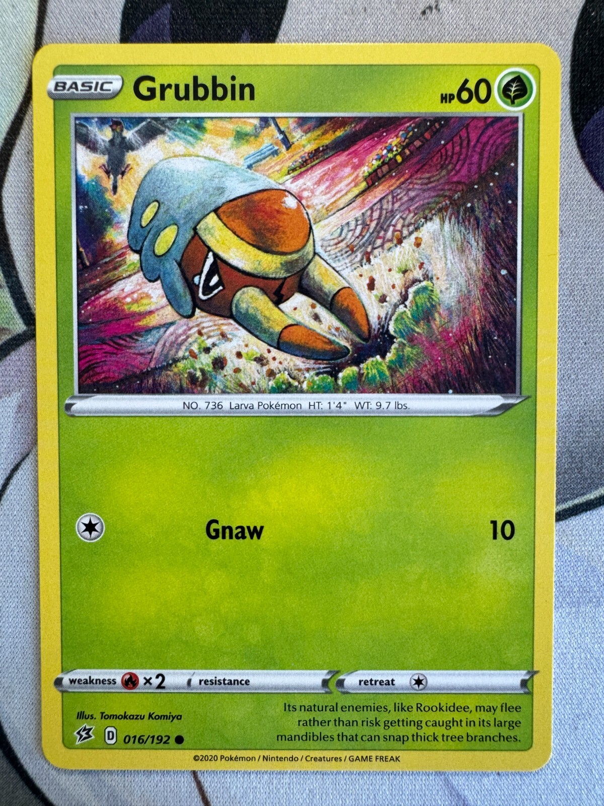 Grubbin Non Holo English Pokemon TCG BKAB650