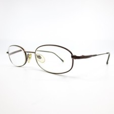 Brooks Brothers B.B.252 1135-S Mens Eyeglasses brown oval frames 50-19-135