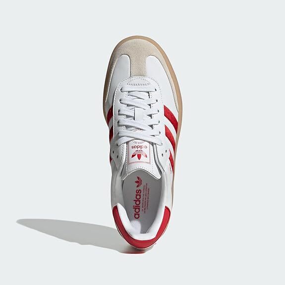 スニーカー adidas triple white red ID0438 adidas Originals Samba Footwear White/Better Scarlet ID0438