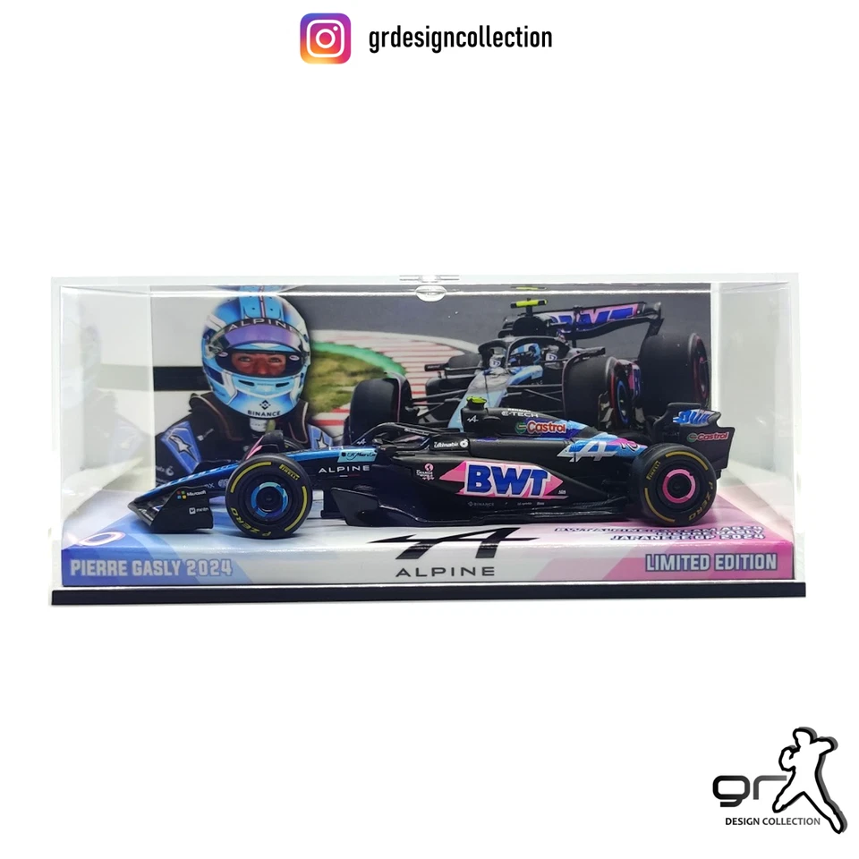 Pierre Gasly - BWT Alpine F1 Team A524  - F1 Japanese GP 2024 / Burago / 1:43 - Immagine 2 di 4