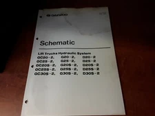 Daewoo GC,G,D Lift Truck Hydraulic System Schematic SB2018E00