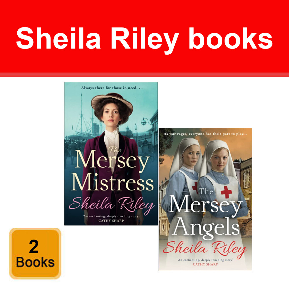 Sheila Riley Dockside Saga Collection 2 Books Set Mersey Mistress, Mersey Angels
