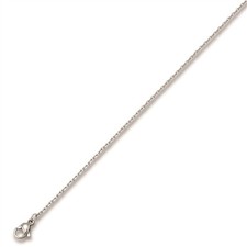 STAINLESS STEEL 1.5mm SMALL OVAL LINK CHAIN 16 IN