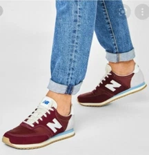 New Balance MLC100BP   Men's running shoes Burgundy White Wax Blue sz 11.5