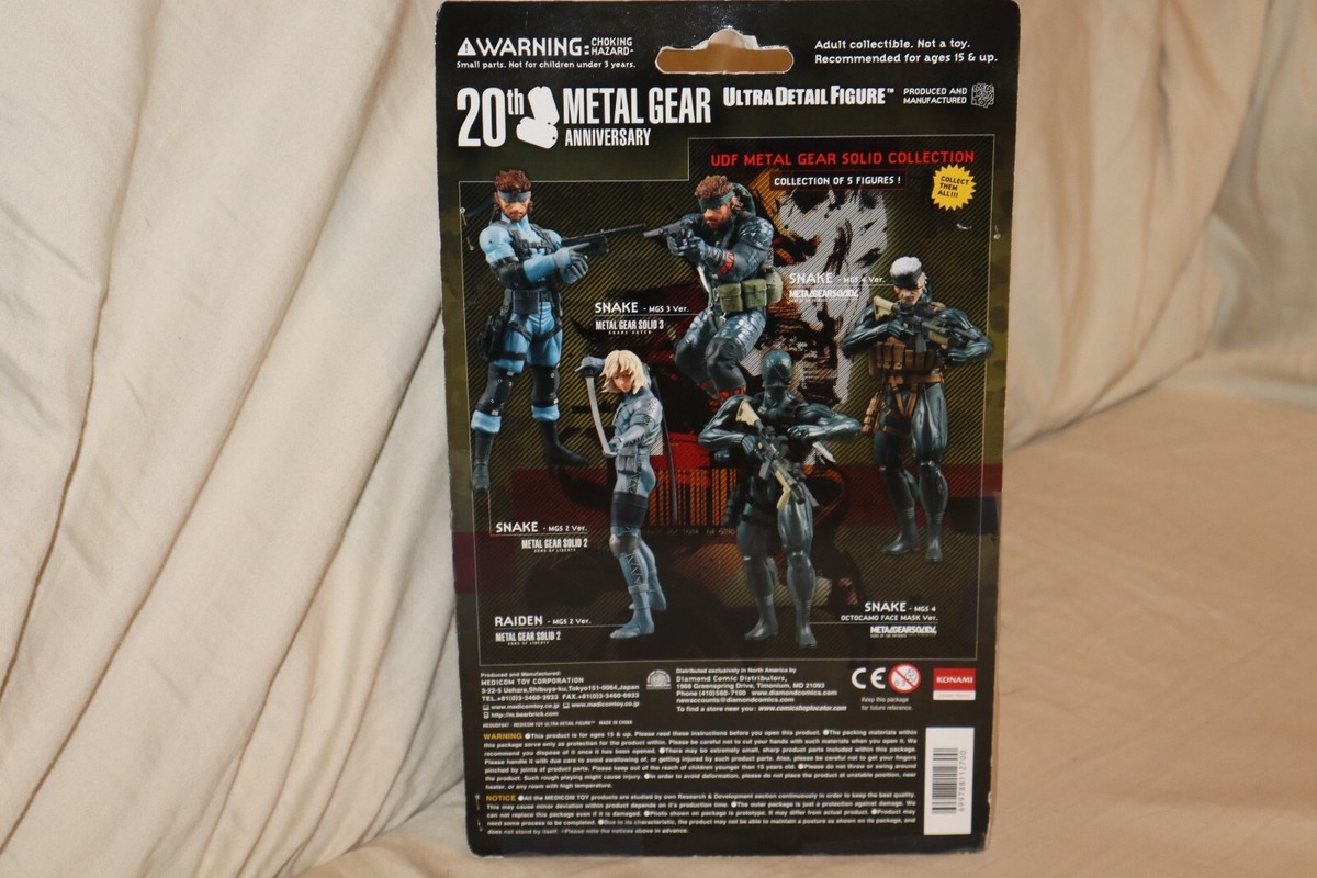 udf メタルギア スネーク MGS4ver オクトカモフェイス 20th Ann. Metal Gear Solid 4 MGS4 Octocamo Face Mask Snake