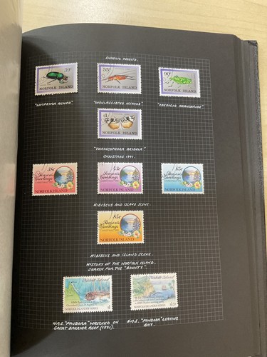 Norfolk Island stamps, large collection, may sets in loose leaf album #z775 - 第 16/23 張圖片