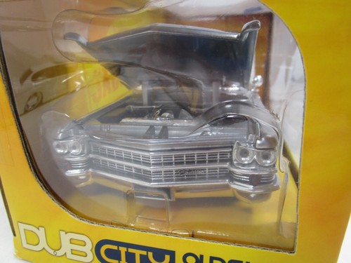 JADA 1/24 DUB CITY OLD SKOOL *VHTF SILVER* 1963 CADILLAC NEW *READ* - Picture 2 of 4