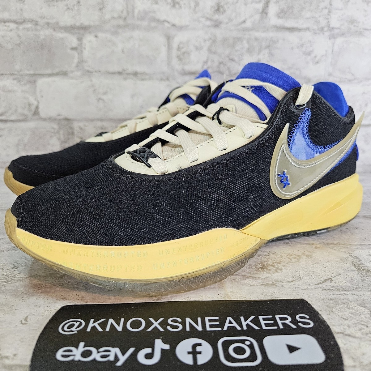 Nike LeBron 20 Uninterrupted Black Basketball FN0941-001 Men's Nike LeBron 20 Uninterrupted Black Basketball FN0941-001 Men's