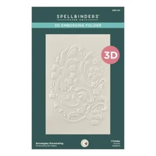 Spellbinders 3D Embossing Folder By Susan Tierney-Cockburn Norwegian Rosemaling