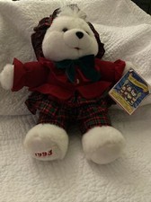 Vintage Teddy bear 1993 Charles Dickens Christmas Carol Plush KMART Exclusive WT