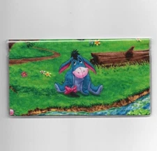 EEYORE CHECKBOOK COVER SITTING IN THE PARK NEW FABRIC