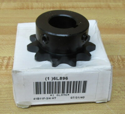 Tsubaki 41B11F-3/4 HT Sprocket 41B11F34HT