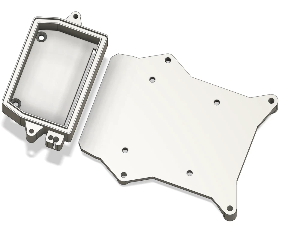 For XRT Hobbywing Max5 G2 Max6 XLX2 ESC AND Receiver Mount fits Traxxas - Image 2 of 4