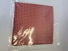 Hideoki Bespoke Men's Designer Pocket Square Red 100 Silk