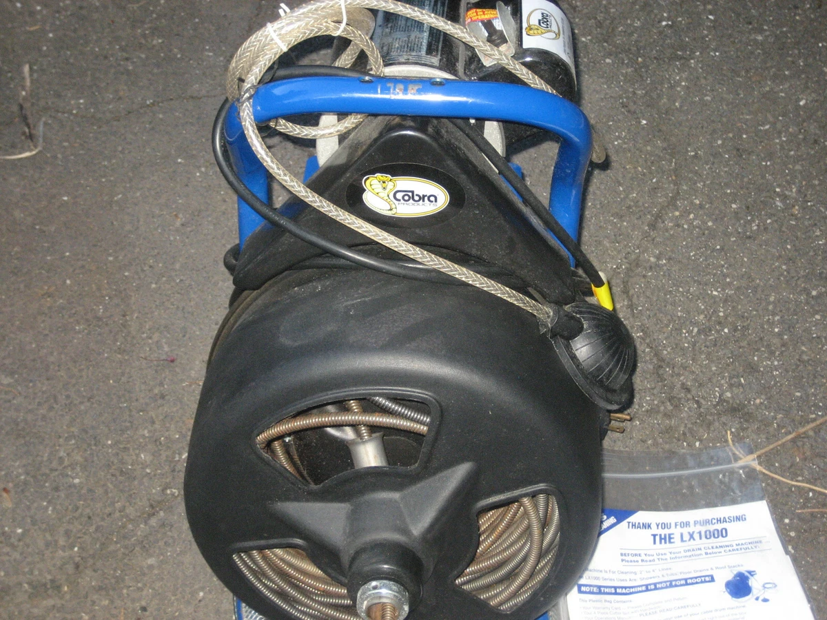 Cobra drain snake 100 ft deals