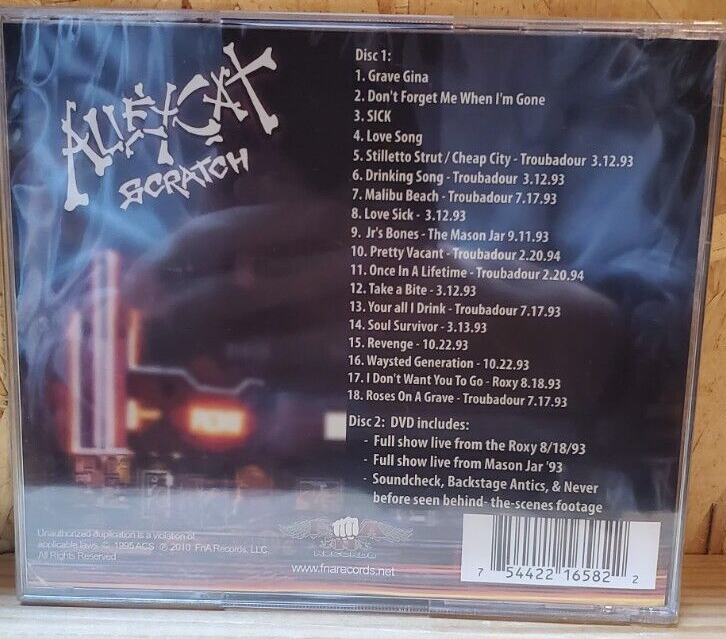 Alleycat Scratch Last Call NEW Double CD / DVD | eBay