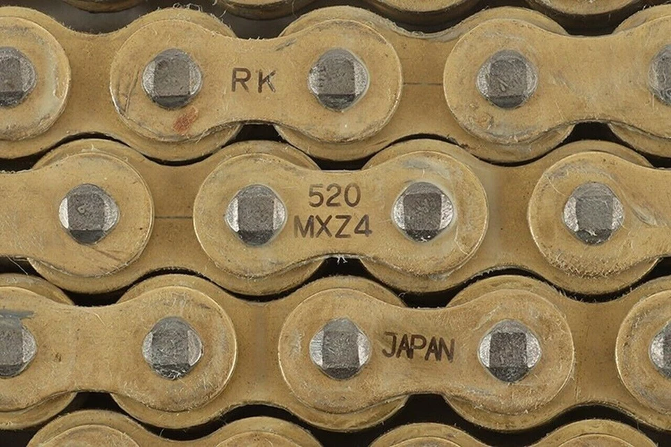 RK GB520MXZ5 Heavy Duty Gold MX Race Motocross Supercross Chain - 520 / 120 Link - Image 2 of 4