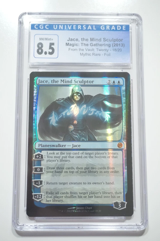 CGC 8.5 Graded --Jace, the Mind Sculptor - Foil New From the Vault: 20 FTV20 MTG - Image 2 of 3
