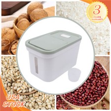 Storage Container With Measuring Cup 20Lbs Airtight Flour Grain Storage Bucket