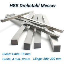 HSS Drehstahl Messer für Drehbank Rohlinge Drehen 4×4×200mm Bis18×18×300mm