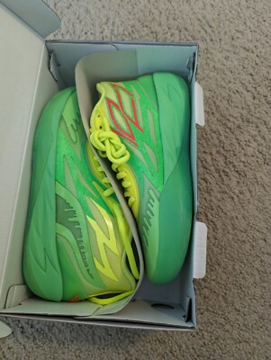 Puma MB.02 US Men 9.5 Nickelodeon Slime Fluro Green Mens
