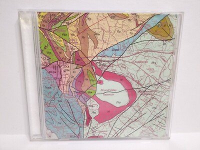 New Jersey Geological Survey Bedrock Geology Topographic Base Maps CD Rom