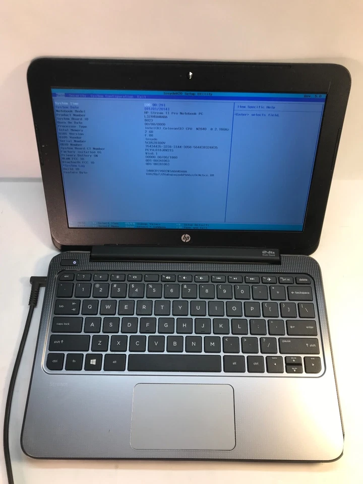 LOT OF 2-HP Stream 11 Pro 11" Netbook Intel Celeron N2840 64 GB SSD-C-GRADE- MZ - Image 2 of 4