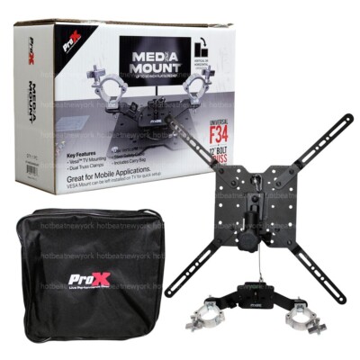 ProX XT-MEDIAMOUNT Universal 32'' to 80'' TV Vesa Bracket Mount fits F34 F32 Truss