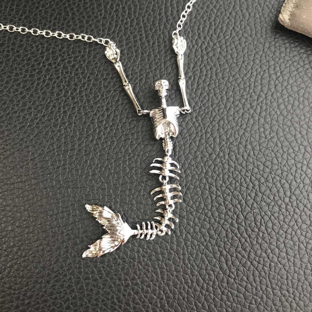 Vivienne Westwood アリエルスケルトン ネックレス Vivienne Westwood Necklace Silver Skull Skeleton mermaid