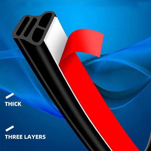 2M Rubber Car Door Trunk Seal Strip Weather Strip Edge Molding Trims Accessories - Picture 10 of 13