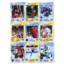 Tiger Woods 1996 Sports Illustrated SI for Kids #536  rookie card uncut sheet