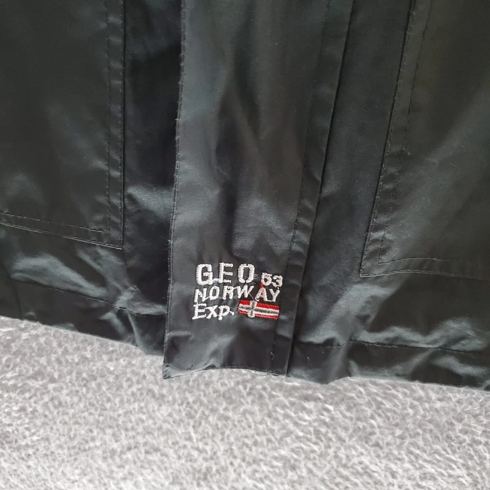 Chaqueta Geographic Norway Hombre Mediana Verde Anorak 53 Expedición Con Capucha Cremallera Completa Foto 2 de 4