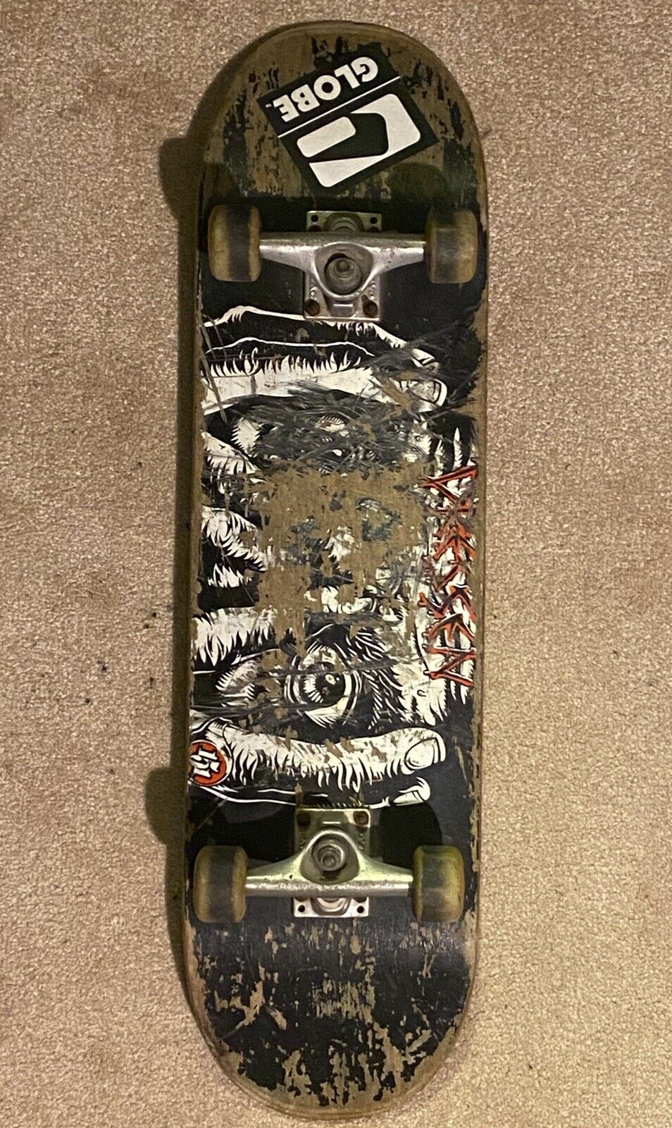 Vintage Rare Original 90s Santa Cruz Eric Dressen Skateboard Cadillac Com |