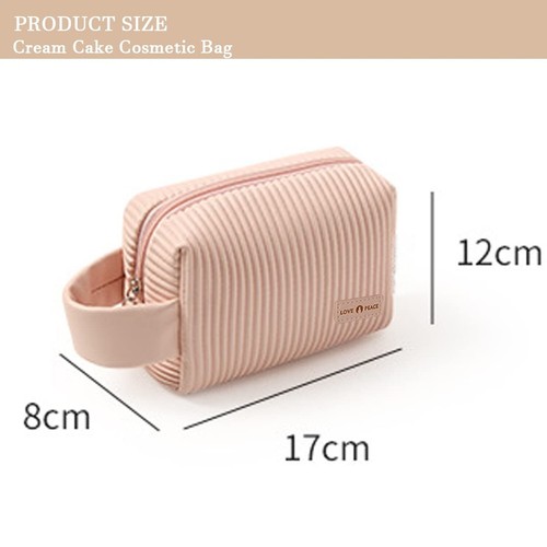 Makeup Bag for Travel PU Leather Cosmetic Bag,Portable Travel Makeup Pouch,Wa... - Picture 2 of 6