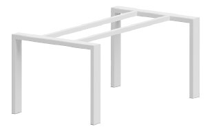 Wesco Tischgestell TG 275 Edelstahloptik gebürstet 1995x995x720 mm Tisch Gestell