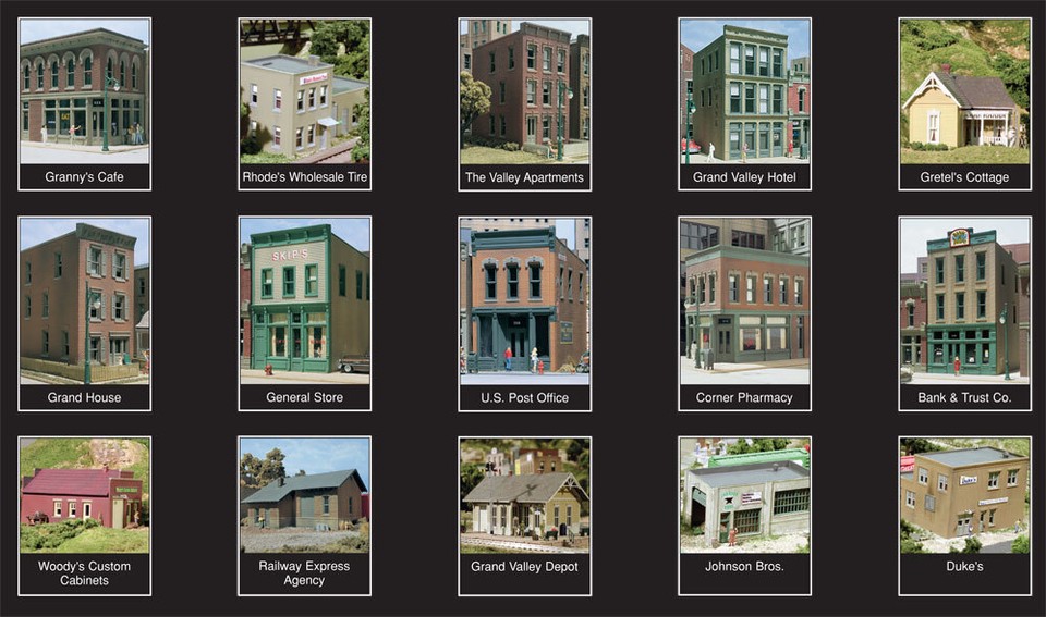 785-1486  -  City & Industry Bldg Set - HO Scale main image 0