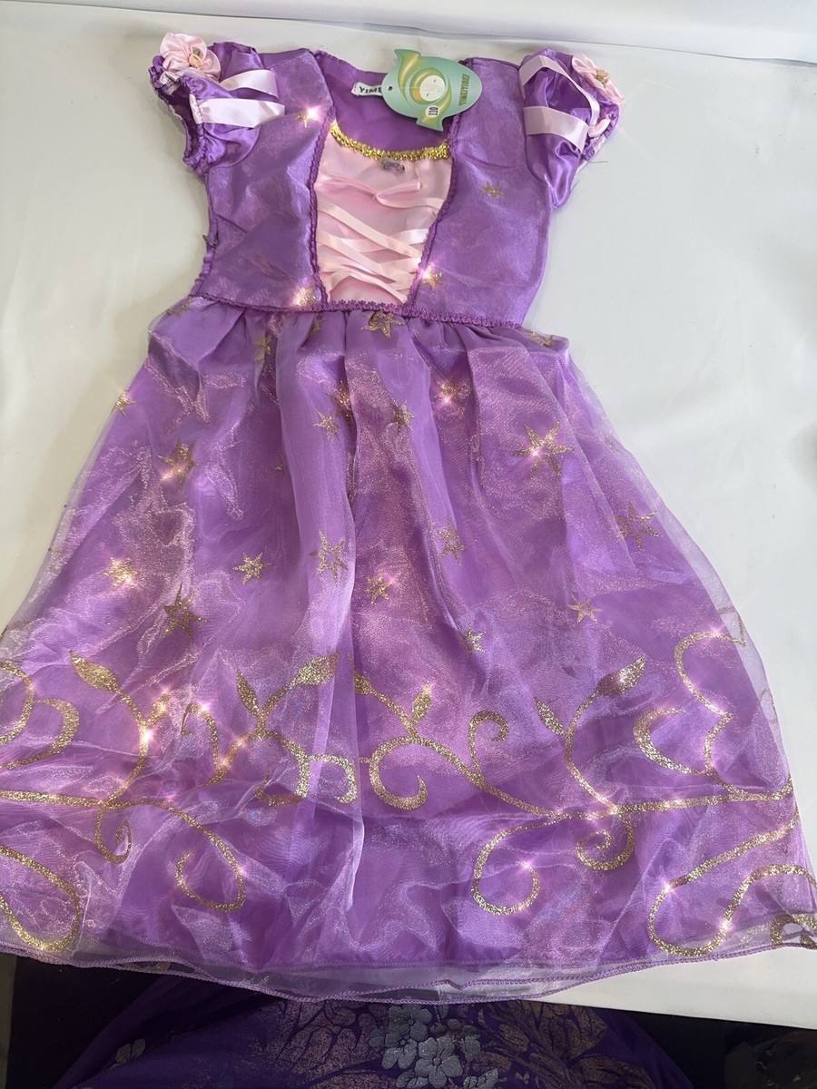 open lace back dress Purple A-Line V Neck Tulle Ball Gown Purple Princess Dress Purple / 18