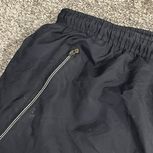 Nike Lined Swishy Warm Up Pants Spell Out Y2K Mens L Black VTG - Picture 4 of 15