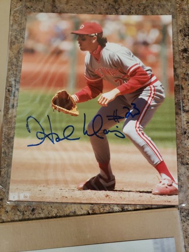 8 lot group Cincinnati Reds Autographed 8x10 Baseball photo SABO FOSTER MORRIS - Picture 2 of 9