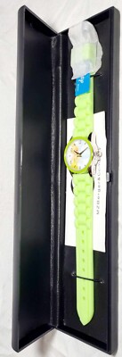 Disney Unisex 36mm Watch, White Silicone 9.5in Band Tinkerbell