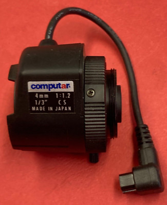 ''Computer Auto Iris CCTV Objektiv 4 mm F1:1,2 CS Halterung 1/3''