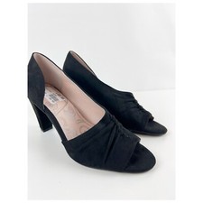 MOOTSIES TOOTSIES Endora Women's Black Suede-Like Texture Shoes Pumps Size 8.5 M