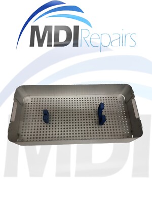 Metal Sterilization Tray  11 5/8 in long x 5 5/8 in wide  x 2 deep No Cap