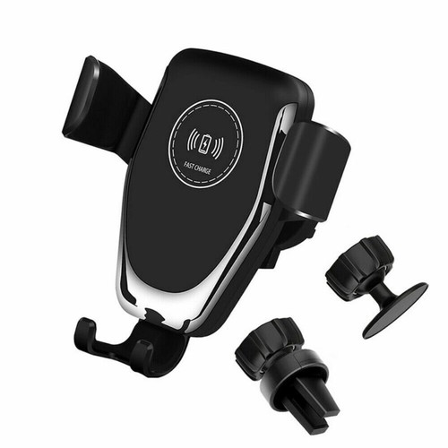 Wireless Automatic Clamping Smart Sensor Car Phone Holder Fast Charger Mount 10W - Picture 2 of 13