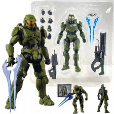 Bewegliche Meister Chief Figur mit Sturmgewehr Action Figur Spielzeug für Halo