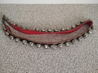 Vintage Brass Sleigh bells on Leather Strap — photo 1