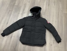 Canada Goose Parka Jacket Black Men's Size L Hooded Insulated Winter